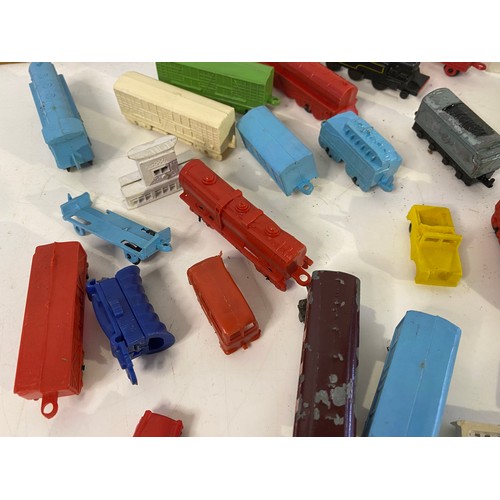 11 - Tin of miniature trains from Lonestar and others.