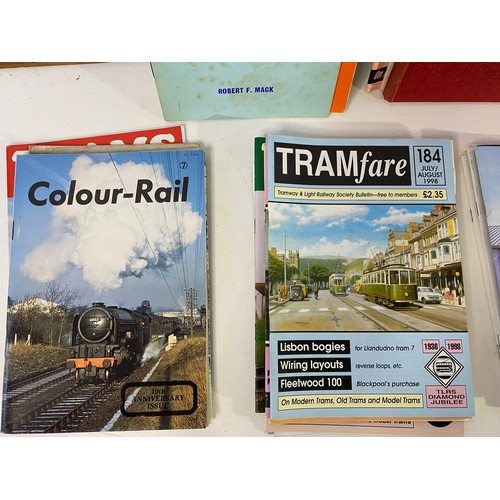 12 - Collection of tram and trolleybus books and magazines