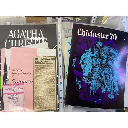 Large collection of vintage Theatre programmes