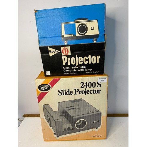 2 x 35mm projectors untested and selection of postcards and photographs