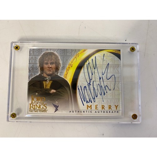 Topps The Lord of the Rings, The Two Towers Merry The Hobbit, Dominic ...