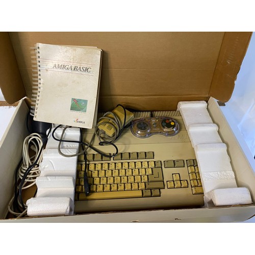 Boxed Commodore Amiga 500 with box of accessories