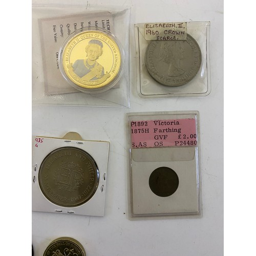 5 - Selection of collectable coins to include £5 coins and commemorative coins