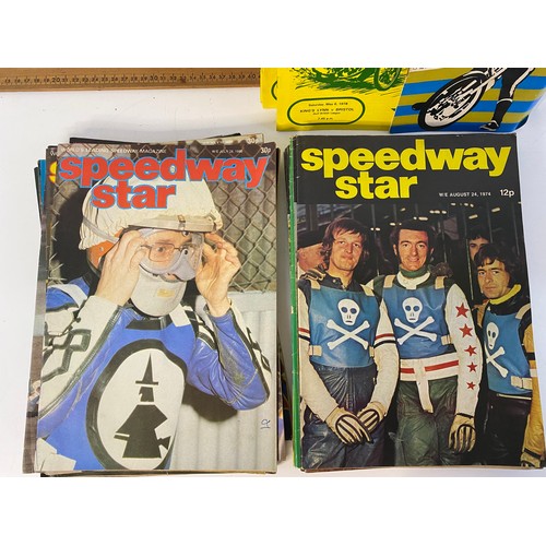1 - Collection of vintage Speedway Star magazines