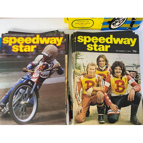 1 - Collection of vintage Speedway Star magazines