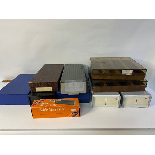 6 - Empty storage cases for 35mm slides
