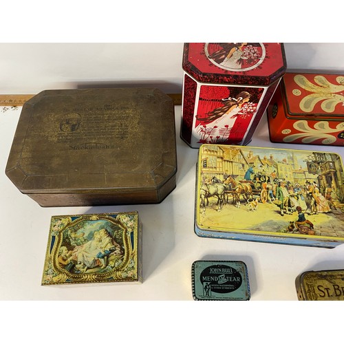 48 - Selection of old tins