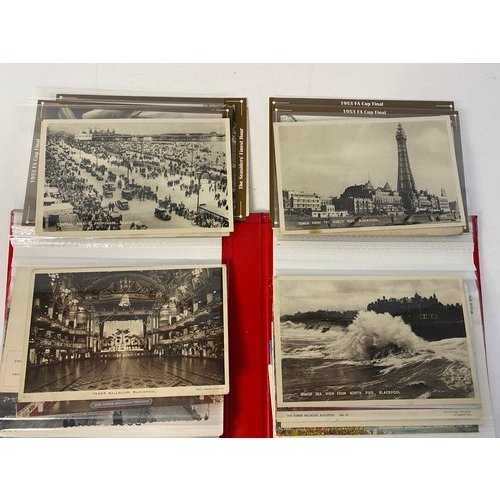 17 - Album of vintage Blackpool postcards
