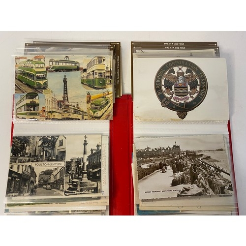 17 - Album of vintage Blackpool postcards