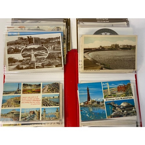 17 - Album of vintage Blackpool postcards