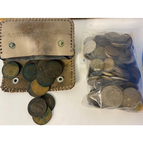 29 - Tub filled with old coins