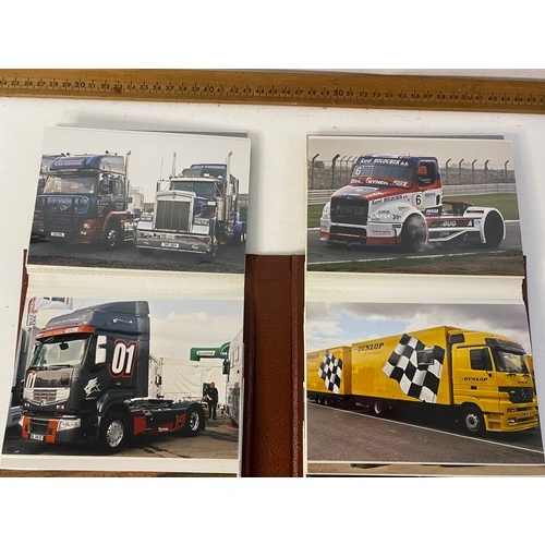 49 - Album of approximately 80 truck, lorry and wagon photographs