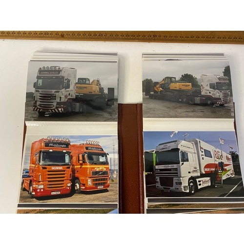49 - Album of approximately 80 truck, lorry and wagon photographs