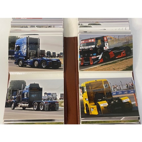 49 - Album of approximately 80 truck, lorry and wagon photographs