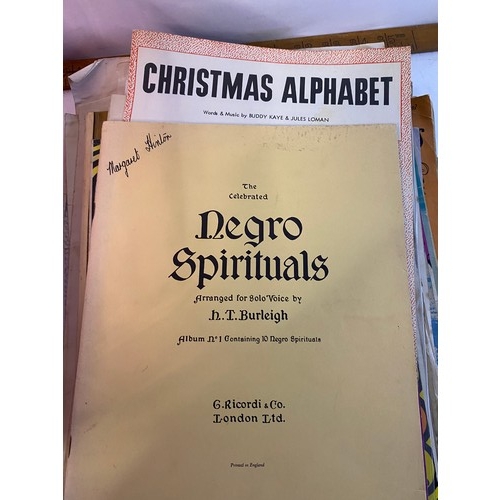 544 - Selection of sheet music