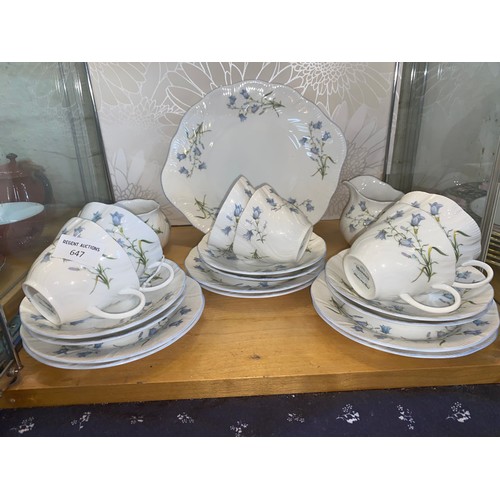 Queens Woman and home 'Hair bells' 21 piece tea set