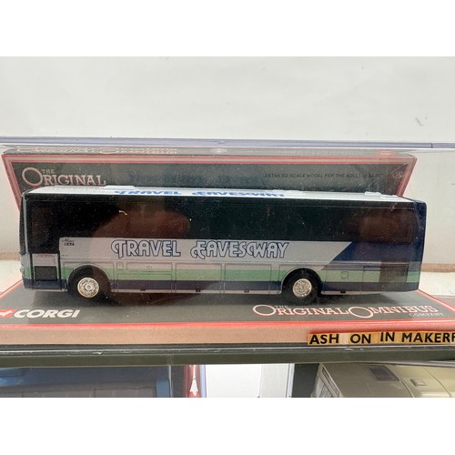 641 - Selection of 5 x Corgi limited edition Original Omninus Company models of buses 1:76 scale