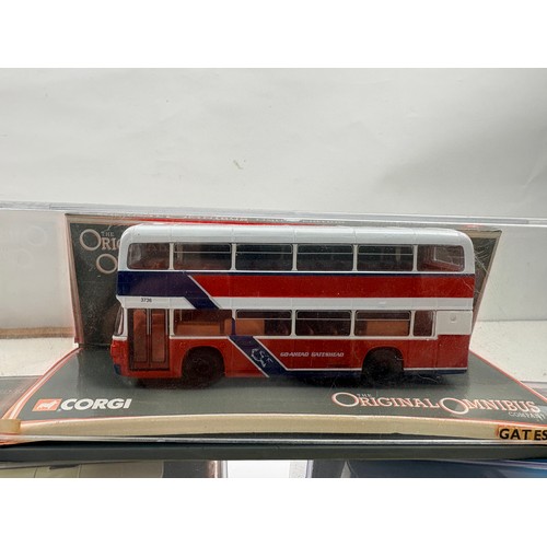 641 - Selection of 5 x Corgi limited edition Original Omninus Company models of buses 1:76 scale