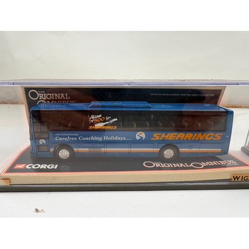 641 - Selection of 5 x Corgi limited edition Original Omninus Company models of buses 1:76 scale