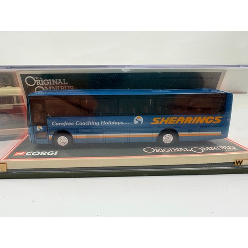 641 - Selection of 5 x Corgi limited edition Original Omninus Company models of buses 1:76 scale