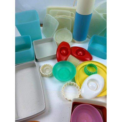 Selection of vintage tupperware