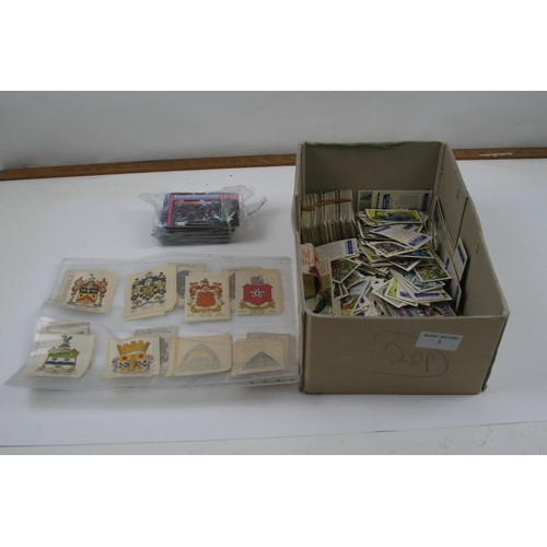 3 - Box of vintage cigarette cards