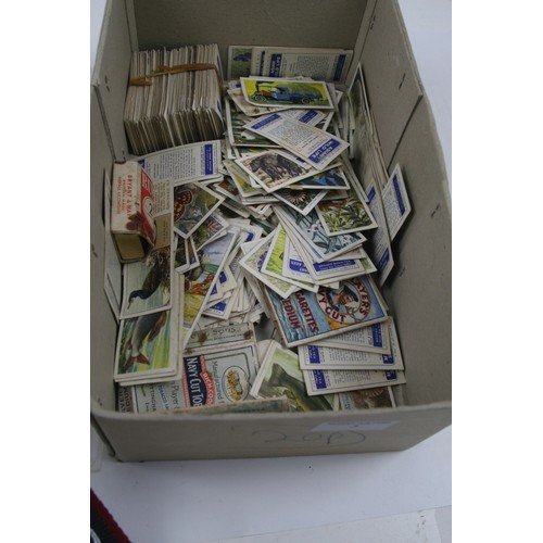 3 - Box of vintage cigarette cards