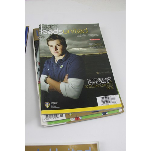 4 - Collection of Leeds Utd football programmes