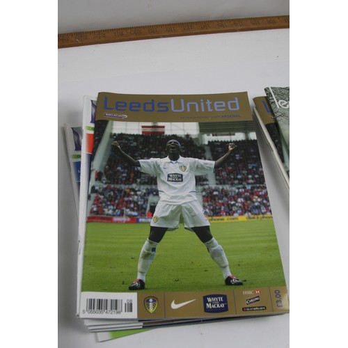 4 - Collection of Leeds Utd football programmes
