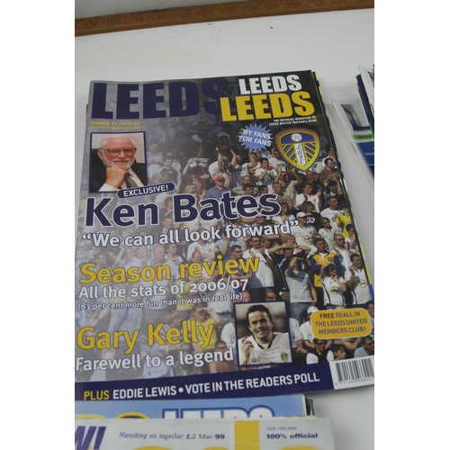 4 - Collection of Leeds Utd football programmes