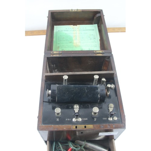 10 - Antique Varneys Electric Life Invigorator [electric shock box]