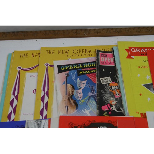 21 - Collection of Blackpool theatre programmes from Grand Theatre and Opera House