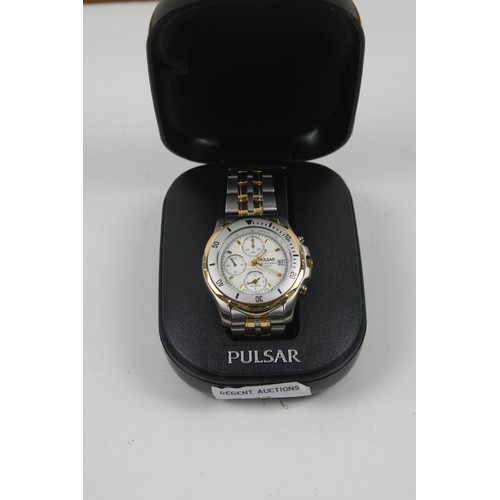 27 - Boxed Pulsar Chronograph watch