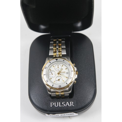 27 - Boxed Pulsar Chronograph watch
