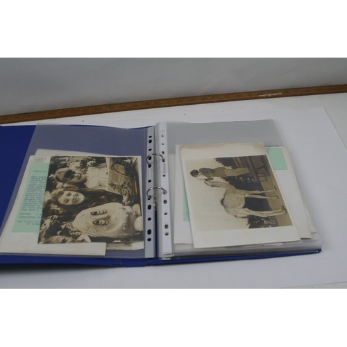 29 - Album of vintage 1960's/70's press release photographs