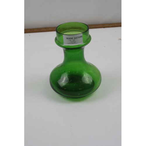33 - Victorian Hyacinth vase 15cms
