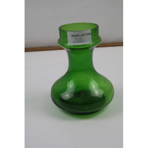 33 - Victorian Hyacinth vase 15cms