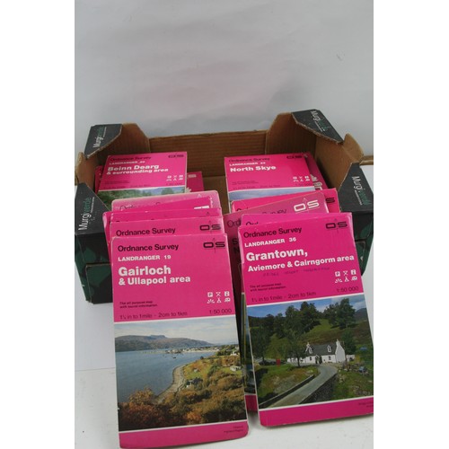 46 - Assortment of ordinance survey maps