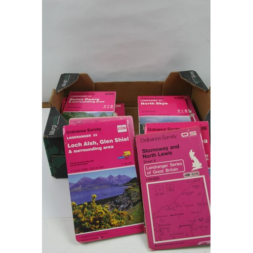 46 - Assortment of ordinance survey maps