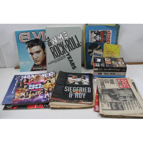 60 - Collection of vintage Rock'n'Roll magazines and books
