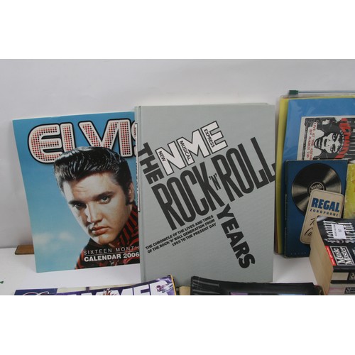 60 - Collection of vintage Rock'n'Roll magazines and books