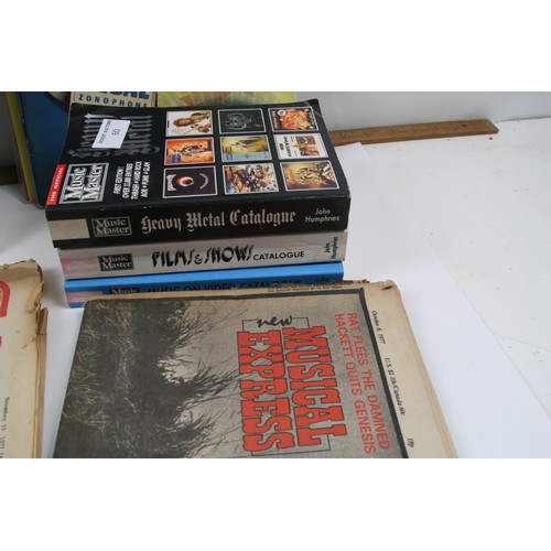 60 - Collection of vintage Rock'n'Roll magazines and books
