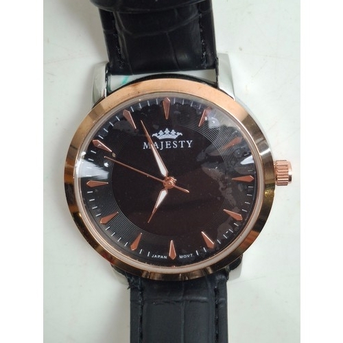 17 - Boxed Majesty watch in working order