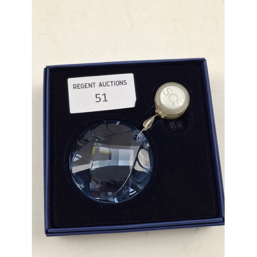 51 - Swarovski limited edition sun catcher in blue no 905545