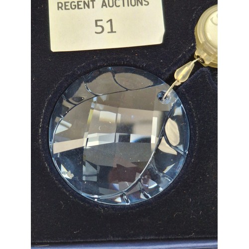 51 - Swarovski limited edition sun catcher in blue no 905545