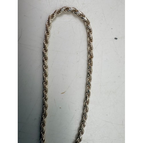 3 silver bracelets, total weight 26gms