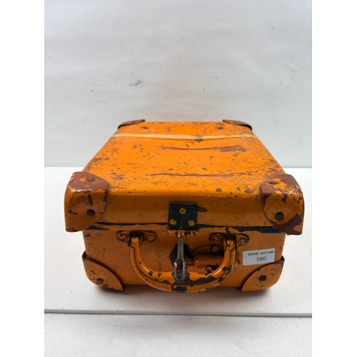 Vintage boxed ticket machine from Blackpool Stanley Park boating lake