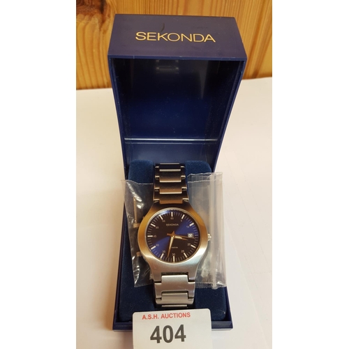 404 - SEKONDA GENTS WATCH (Boxed)