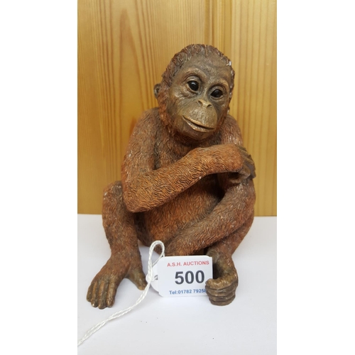 500 - LEONARDO MODEL OF AN ORANGUTAN