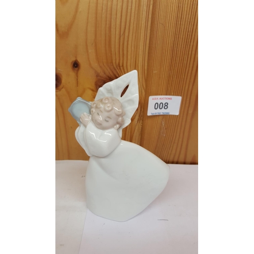 8 - LLADRO NAO FIGURE OF AN ANGEL CHRISTMAS TREE DECORATION